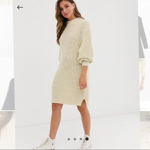 ASOS Design Knitted Rib Mini Dress